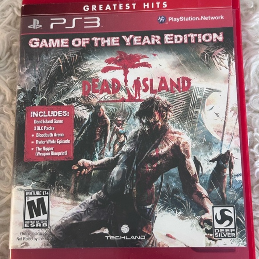 Dead Island Game of the Year Edition‎ for PS3 - Red Case